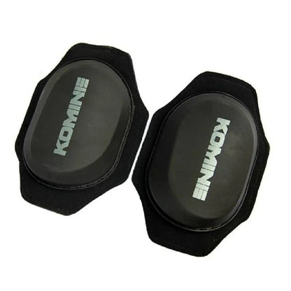 Komine SK-652 Motorcycle Knee Pads - Anti-Fall Slider Protectors for Track and Highway Riding
