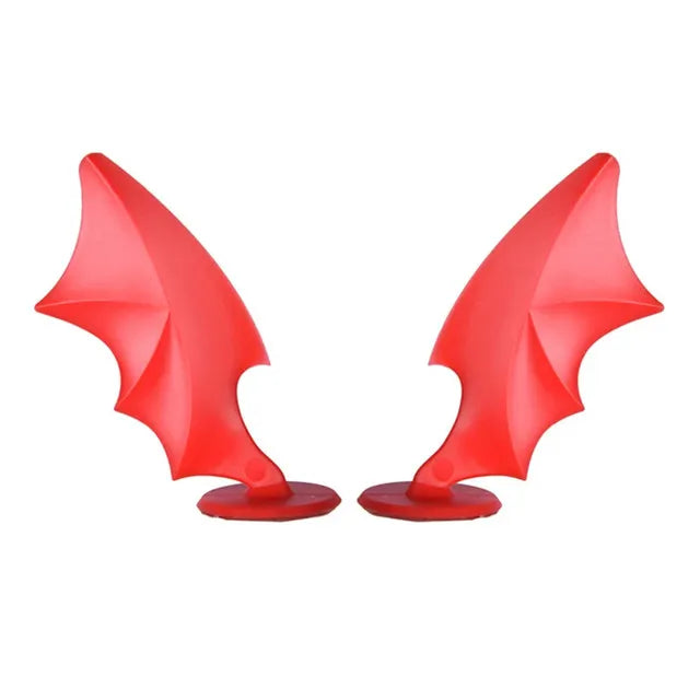 Motorcycle Helmet Horn Decoration - 2 Pack Rubber Corner Horns for Full Face Motocross & Off-Road Helmets