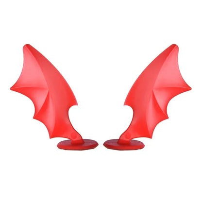 Motorcycle Helmet Horn Decoration - 2 Pack Rubber Corner Horns for Full Face Motocross & Off-Road Helmets