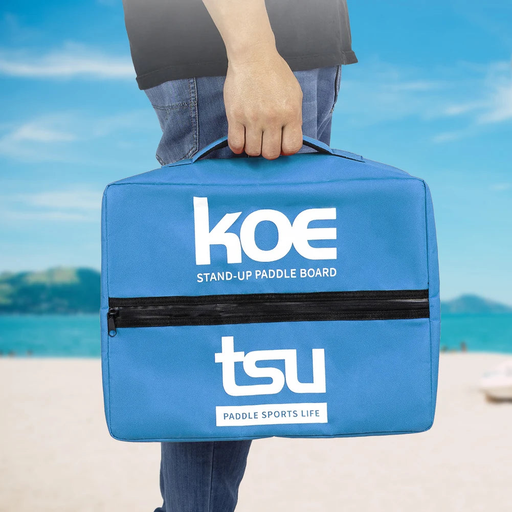 Adjustable Paddleboard Deck Cooler Storage Bag - Sealed Zipper Food Bag for Stand-Up Paddle Boards