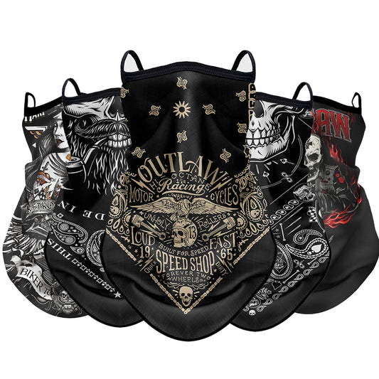Motorcycle Face Shield - Anti-UV Cycling Headwrap with Neck Cover for Summer Outdoor Sports