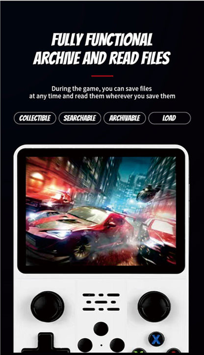 Retro Handheld Game Console R36S - 3.5" IPS Screen - 128GB Storage - Linux System - Portable Pocket Player (R36 Ultra/PRO)