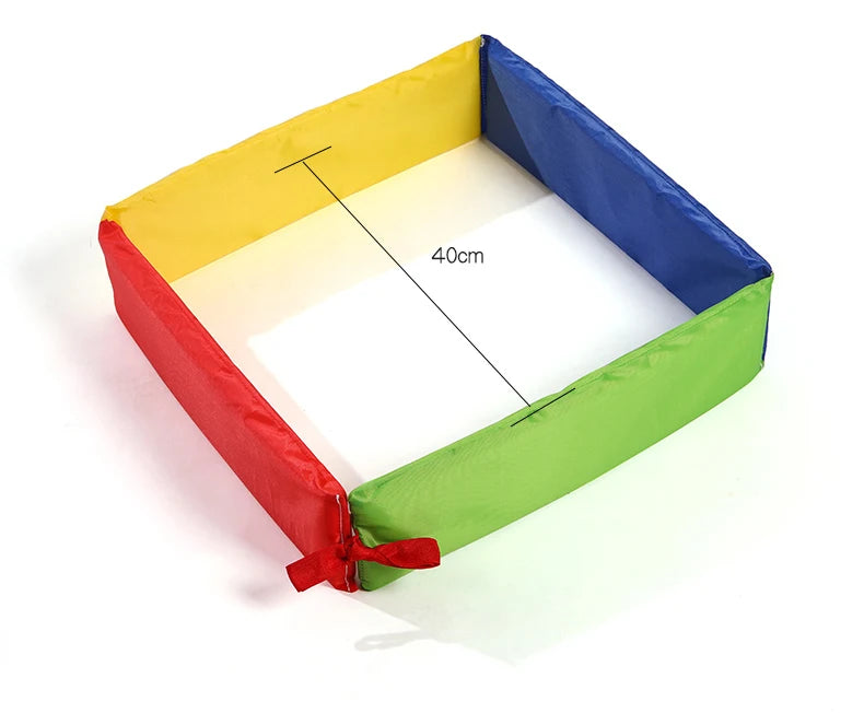 Jump Frame Drill Holes Training Set - Outdoor Sensory Integration Sports Toy for Kids & Kindergarten