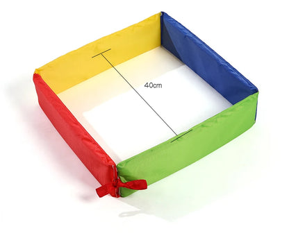 Jump Frame Drill Holes Training Set - Outdoor Sensory Integration Sports Toy for Kids & Kindergarten