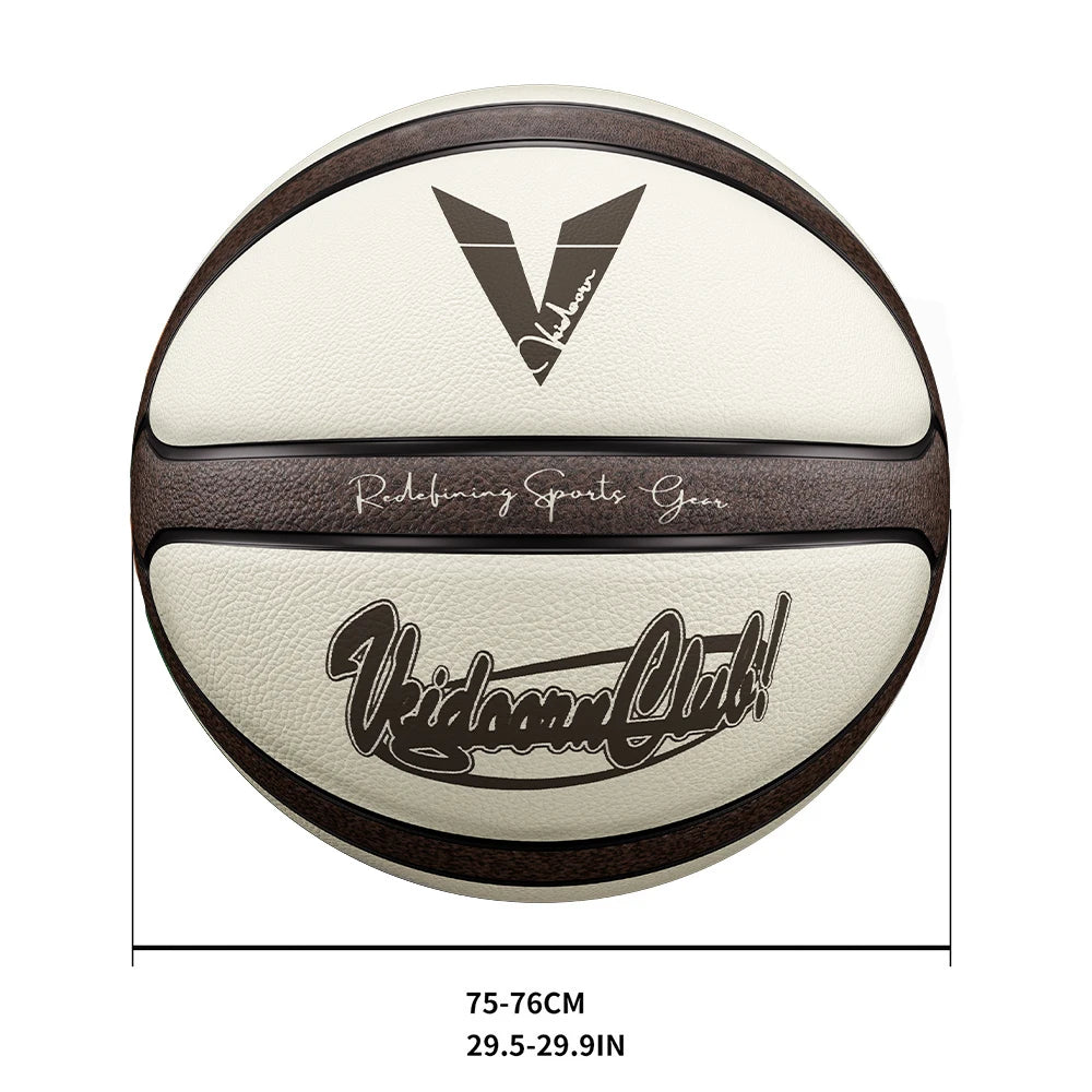 Professional Basketball Size 7 (29.5") - Premium PU Leather 4-Layer Construction Indoor/Outdoor Game Ball