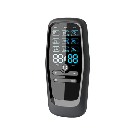 Digital EMS TENS Unit - Electric Muscle Stimulator for Physiotherapy, Acupuncture & Body Massage Therapy with Slimming Functions