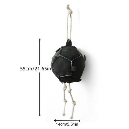 Hanging Hay Feeder Ball - Horse Treat Dispenser Toy for Stress Relief | Carrot Feeding Ball for Horses, Goats & Sheep