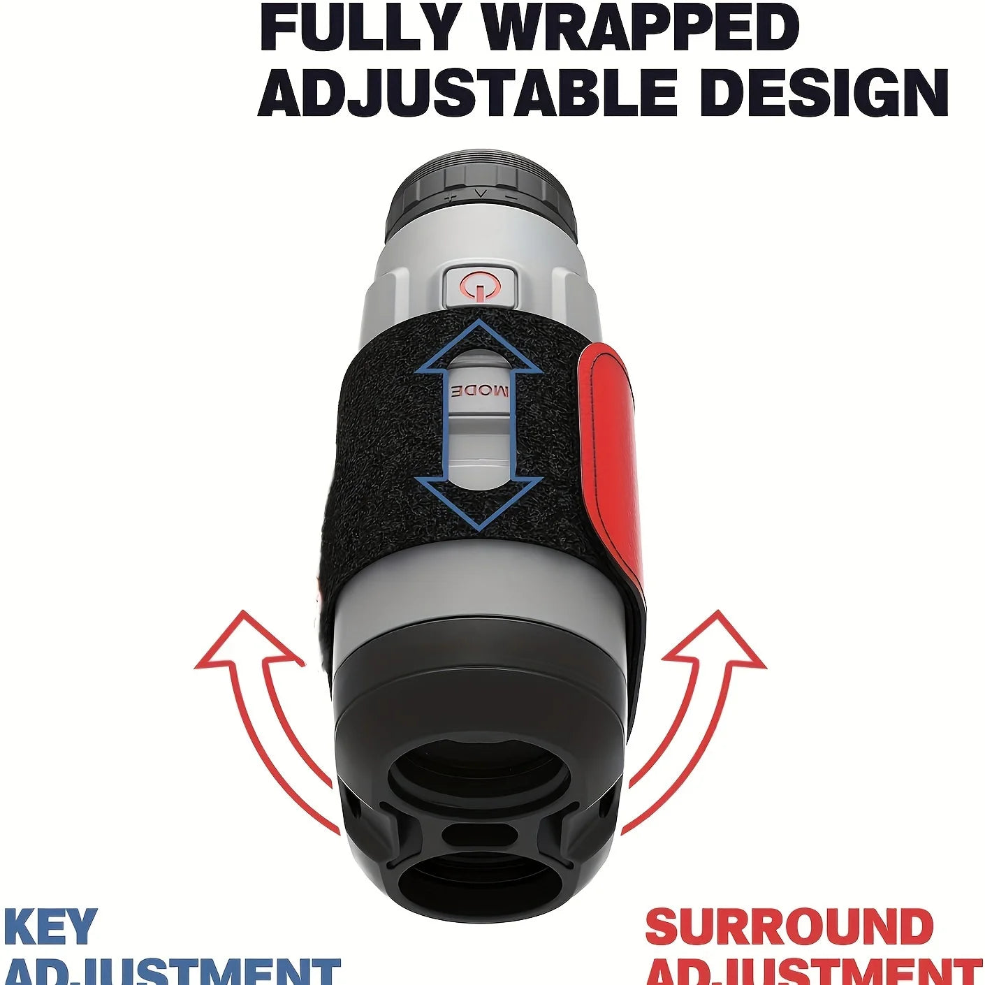 Magnetic Golf Rangefinder Strap Holder - Adjustable Cart Mount with Strong Magnet