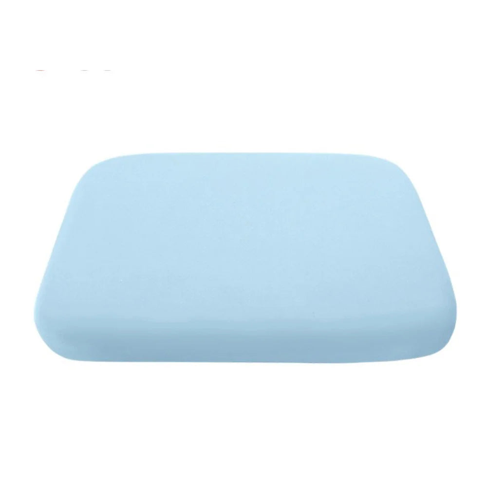Elastic Memory Foam Seat Cushion - Soft Bounce-Back Design with Breathable Cover - Removable Washable Pad for Office & Long Sitting