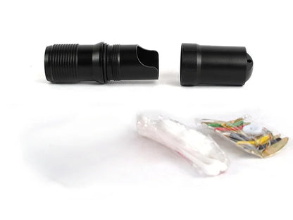 Waterproof Survival Storage Capsule - 3-in-1 Emergency Container for Pills/Matches/Gear with Sealed Design for Outdoor Adventures