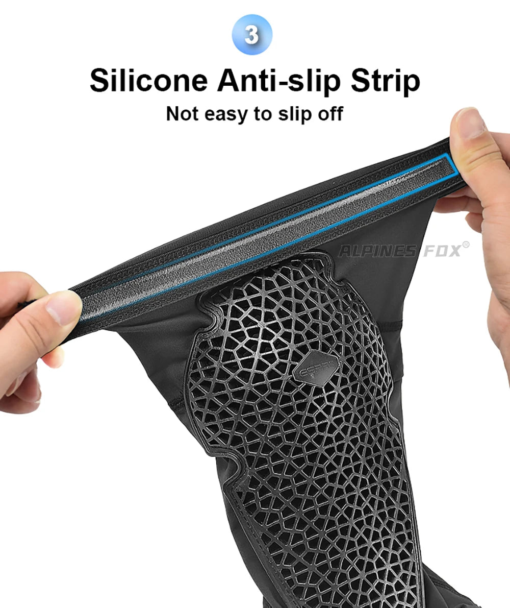 VEMAR Motorcycle Knee and Elbow Pads - Breathable Anti-Fall Protection Guards for Motocross, MTB, DH Cycling - High Elasticity Sleeves