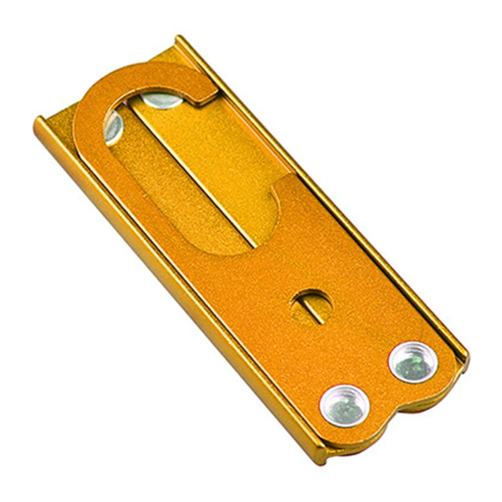 Portable Aluminum Alloy Folding Hanger - Space-Saving Coat Drying Rack for Camping and Travel