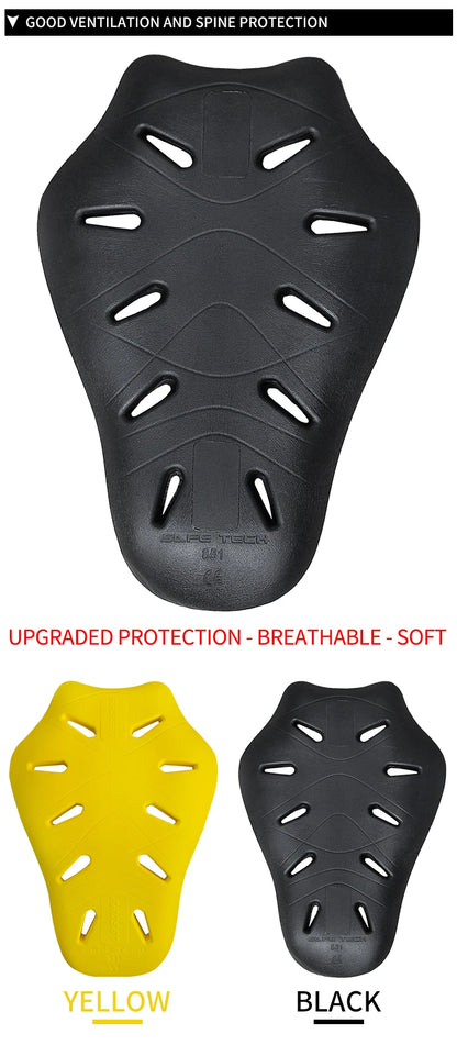 LYSCHY CE Level 2 Motorcycle Back Protector Armor - Built-in Body Protection for Motocross Racing