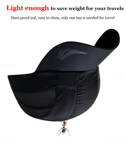 Quick-Dry Mesh Baseball Cap - Sports Running & Golf Hat - Breathable Snapback for Men & Women