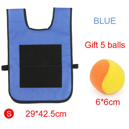 Sticky Ball Vest Set - Outdoor Sports Game for Kids | Parent-Child Interactive Exercise Toy | Safe Physical Activity Gift