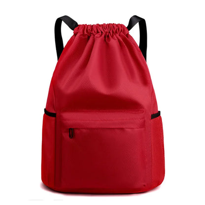 Large Capacity Drawstring Backpack - Sports String Bag for Gym, Swim & Beach - Women & Men