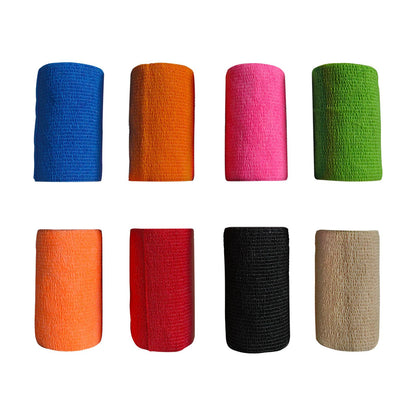Self-Adherent Vet Wrap 4" - Elastic Athletic Tape for Horses, Pets, and Sports Use