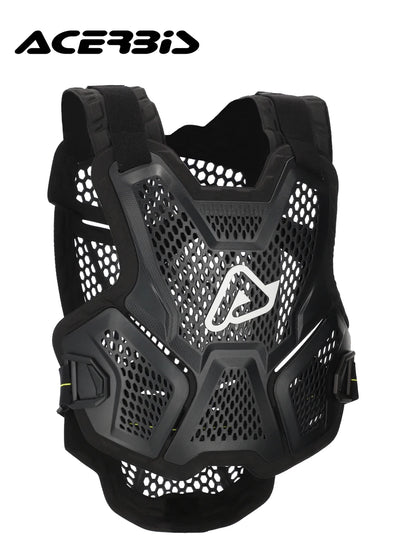 CE Certified Motorcycle Chest Protector - Lightweight Off-Road Racing Armor with Removable Shoulder Guards