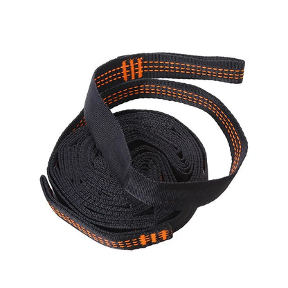 Hammock Straps 2-Pack - 600lbs Capacity Polyester Suspension System with 5 Adjustment Rings