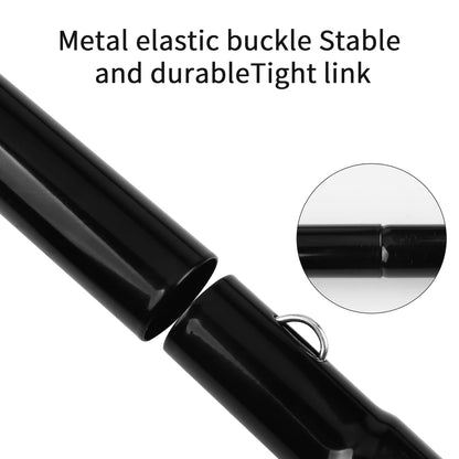Adjustable Telescopic Tent Poles - Set of 2 Universal Aluminum Camping Awning Poles for Tarp, Sun Sail & Shelter Accessories
