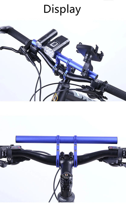 MTB Handlebar Extender Mount - 10/20/30cm Extended Bracket for Bike Headlight & Accessories