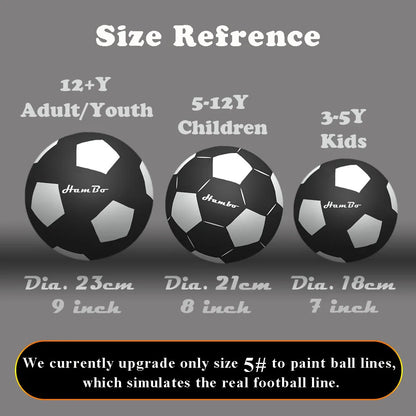 Indoor Silent Foam Soccer Ball - Dia. 7/8/9 inch - Mute Bouncing Ball for Children