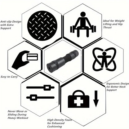 Thickened Non-Slip Gym Fitness Weightlifting Squat Dumbbell Neck Support Protection Pad - Strength Workout
