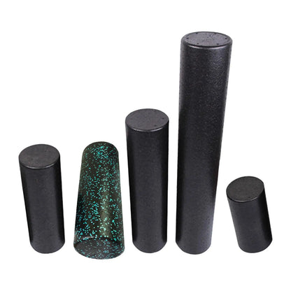 High Density Round Foam Roller Lightweight Pilates Yoga Column for Balance Training Waist Arm Stretching Workout