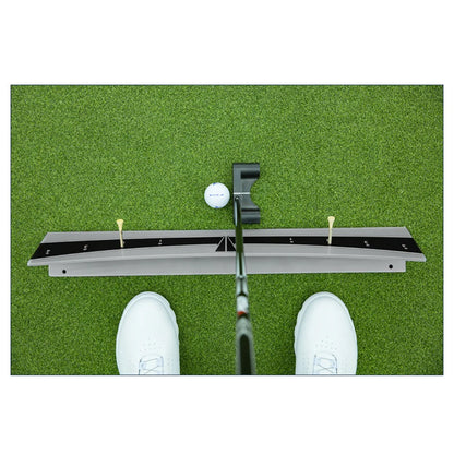 Golf Putting Track Rail Training Aid - Indoor/Outdoor Practice Arc Equipment - 60x10cm