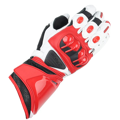 Two-X GP Pro Men's Motorcycle Racing Gloves - Long Leather Sports Protection with Touch Screen