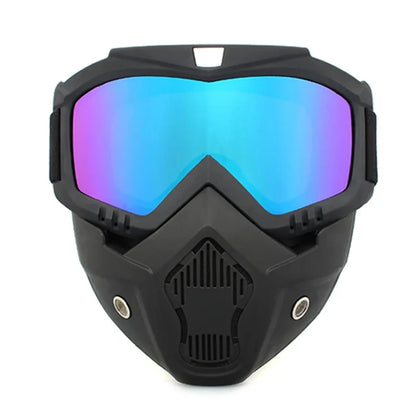 Full Face Tactical Protection Mask - Windproof Helmet for Motorcycle Racing, Off-Road, Skiing, Cycling & Outdoor Sports