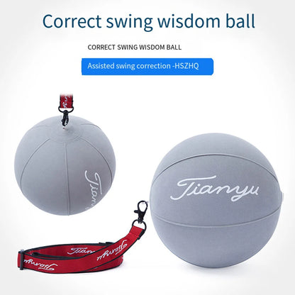 Inflatable Golf Swing Trainer - Portable Smart Ball for Arm Posture Correction and Training