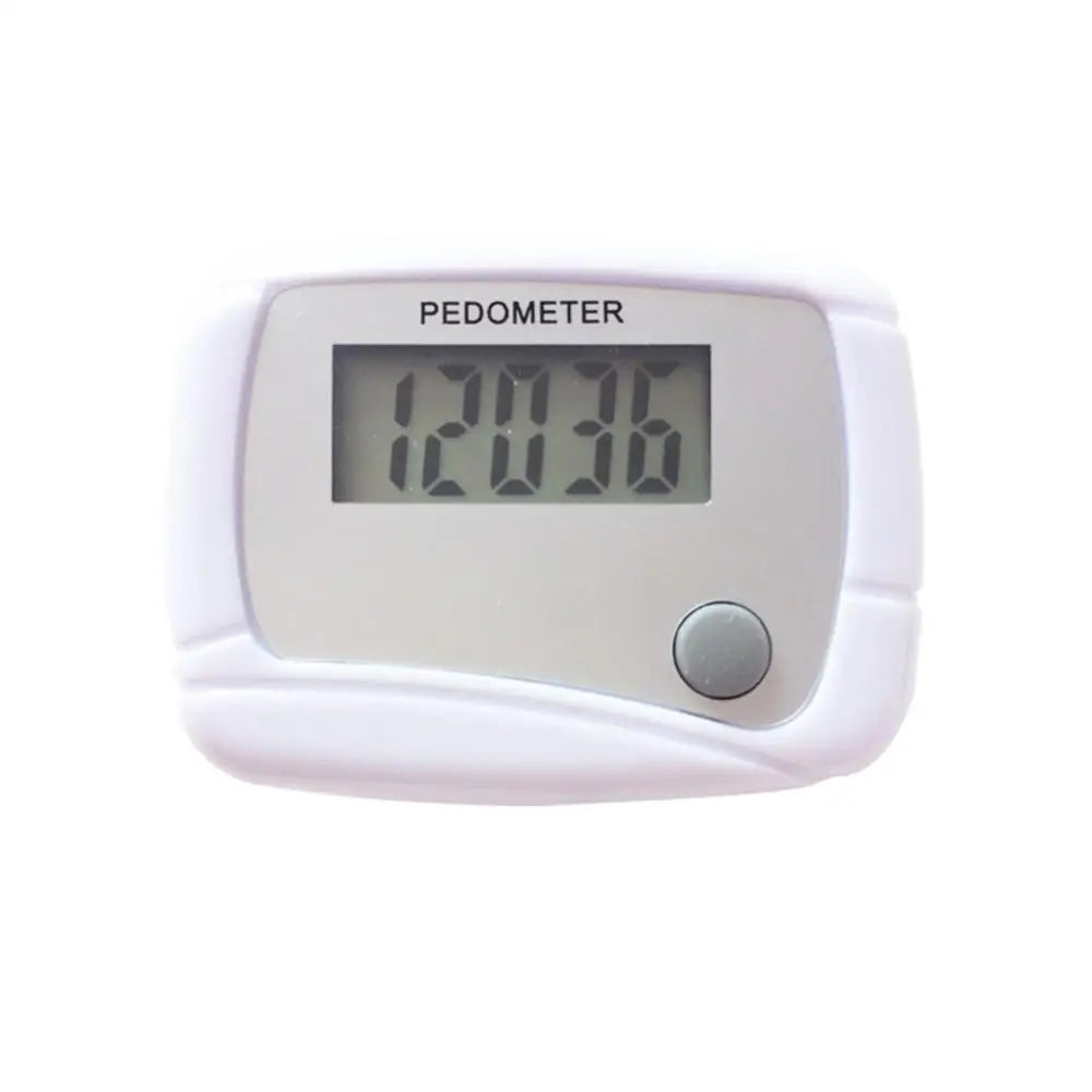 Compact Digital Step Counter - LCD Pedometer for Walking & Running