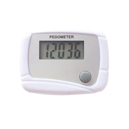 Compact Digital Step Counter - LCD Pedometer for Walking & Running