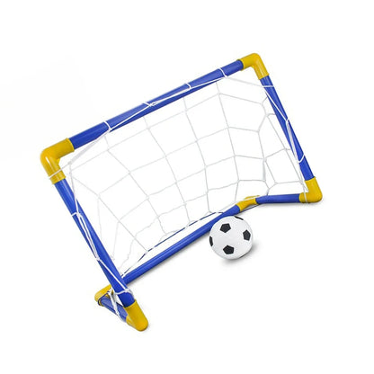 Mini Football Soccer Ball Set with Removable Goal Post and Net - Perfect for Indoor and Outdoor Play