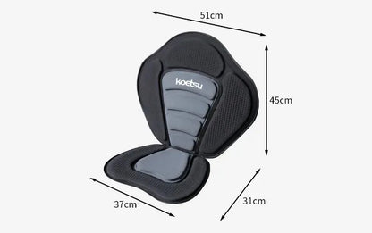 SUP Paddleboard Seat - Adjustable Padded Backrest for Kayaking, Canoeing & Fishing (Waterproof & Foldable)