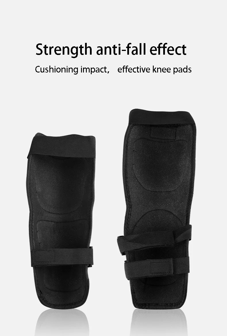 Motorcycle Knee and Elbow Pads - 4-Piece Breathable Racing Protection Set for Off-Road and Outdoor Sports