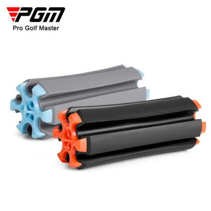 Golf Club Organizer Rack - Portable Standing Storage with Retainer Clips for Outdoor Sports (Model ZP035)