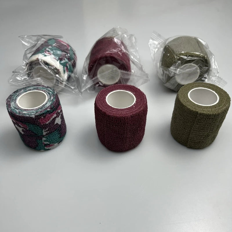 Self-Adhesive Elastic Bandage Tape - Breathable Medical Sport Wrap for Finger, Wrist & Ankle - Camouflage Fixer Tape for Pets & Animals