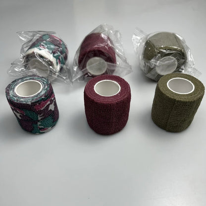 Self-Adhesive Elastic Bandage Tape - Breathable Medical Sport Wrap for Finger, Wrist & Ankle - Camouflage Fixer Tape for Pets & Animals