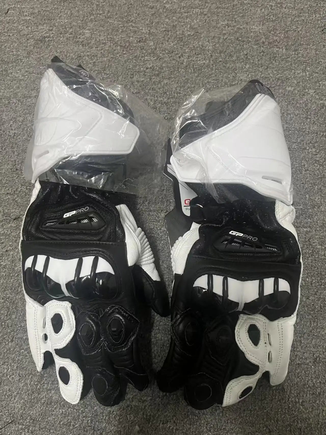 Two-X GP Pro Men's Motorcycle Racing Gloves - Long Leather Sports Protection with Touch Screen