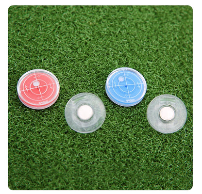 PGM Golf Magnetic Cap Clip Ball Marker - Level Function Marks - Red & Blue - Model MK011