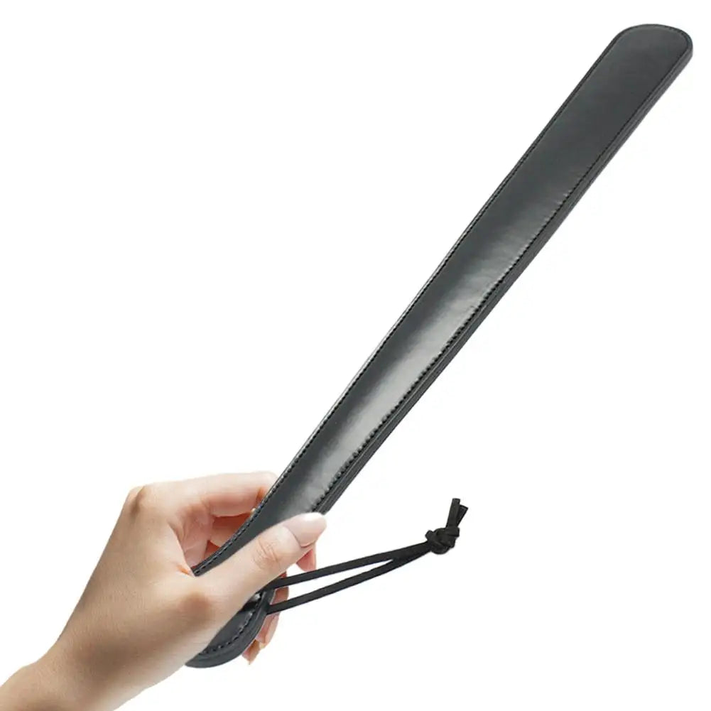 48cm PU Leather Riding Crop for Equestrian Training - Durable Horse Training Whip with Comfortable Grip