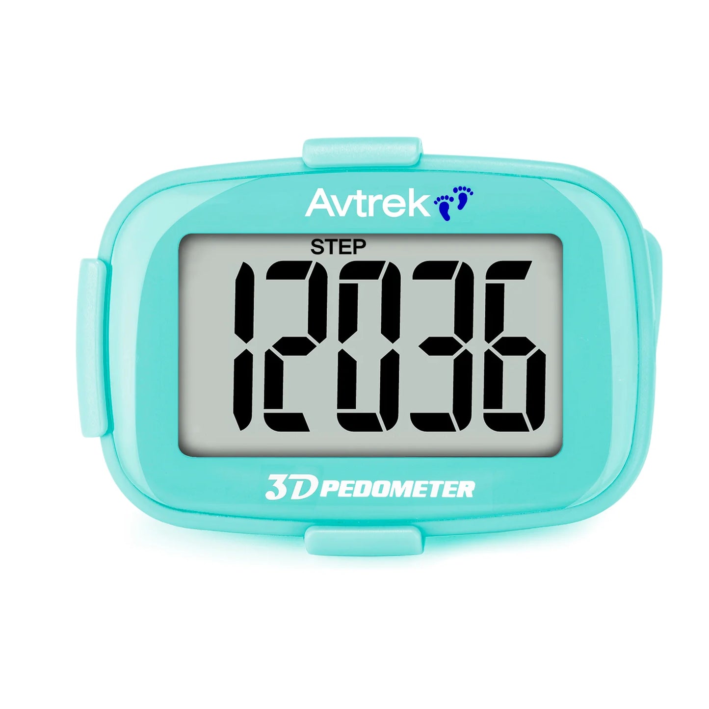 Avtrek Mini 3D Pedometer – Portable Pocket Step Counter & Digital Clock for Running, Walking & Outdoor Fitness