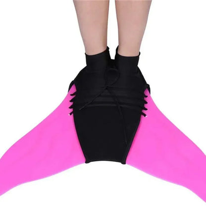 Mermaid Monofin Swimming Flipper for Training & Recreation - Adult & Kids Sizes Available