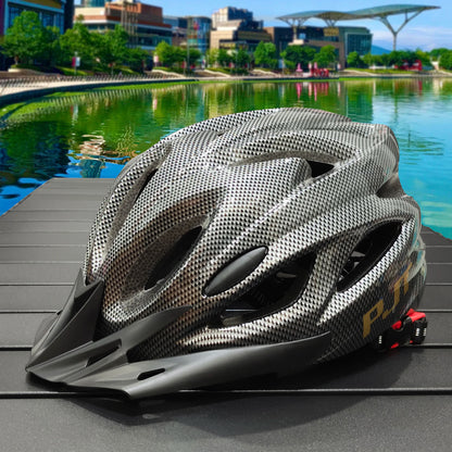 PMT Cycling Helmet - Lightweight Hollow Design with Comfort Lining, Safety Head Protection for Men & Women MTB Bicycle Riding