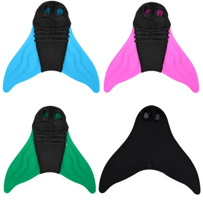 Mermaid Monofin Swimming Flipper for Training & Recreation - Adult & Kids Sizes Available