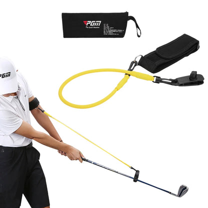 PGM Golf Swing Training Aid - Elastic Resistance Rope for Strength & Swing Practice - Beginner Golf Equipment (1pc)