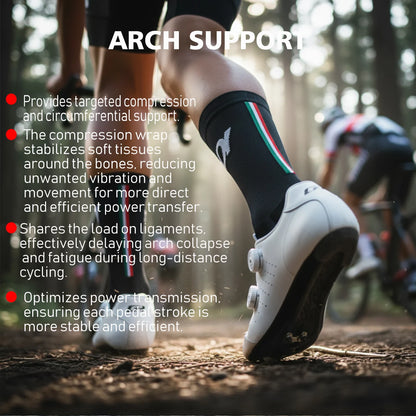Performance Compression Athletic Socks - Multi-Sport High-Elastic Design