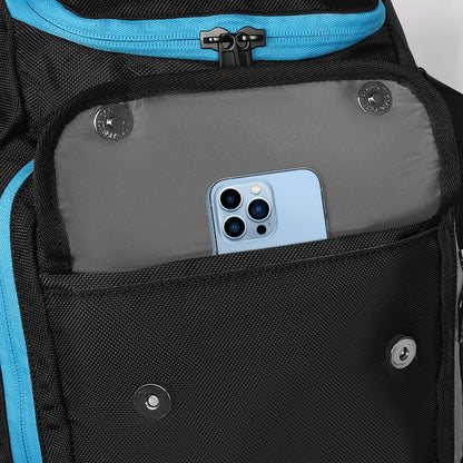 50L Waterproof Ski Boot Bag Backpack - Large Capacity with Dry Wet Separation for Snowboard Boots, Helmet, Goggles & Skis